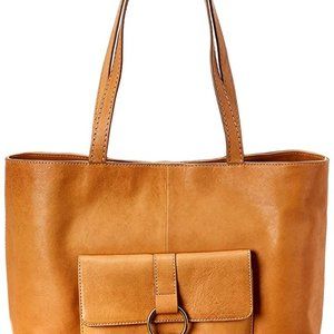Frye Madison Tan Leather Tote